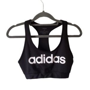 Adidas Climalite Black Sports Bra Womens Small Activewear Top Racerback